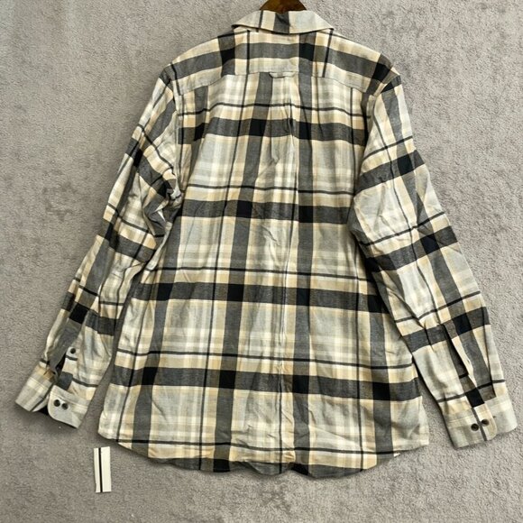 NEW Lands' End Men's XL Plaid Flannel Shirt Long Sleeve Button up - Picture 2 of 7
